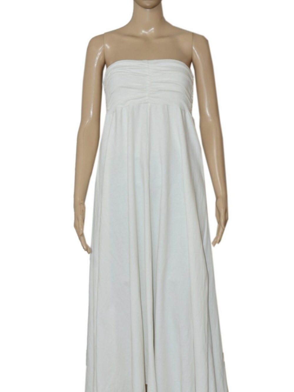 Free People FP One Melanie Convertible Skirt Smocked Ruched Strapless Dress XS